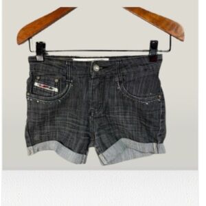 Green Apparel Jean Shorts 3/4 Unique Concepts NEW # D65